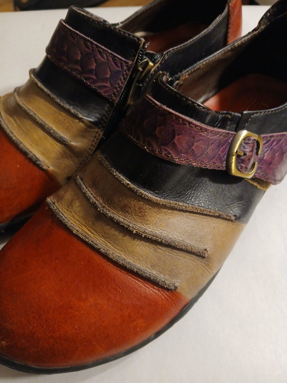L'Artiste Expel RDM Multi-Color Patchwork Driving Loafer 9.5 - Picture 2 of 7